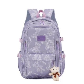 Mochila Feminina Escolar Passeio Coreano Grande Capacidade Com Chaveiro Impermeável Multineos em Oferta na Shopee