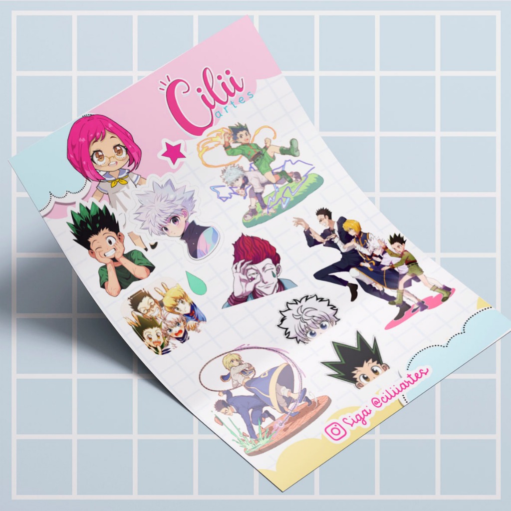 Stickers - HUNTER X HUNTER - KURAPIKA - ADESIVO E IMÃS | Brasil - Foto 12