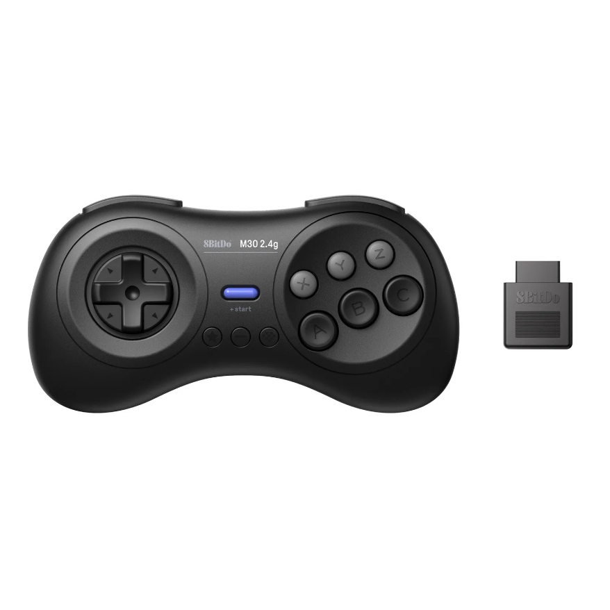 Controle M30 8bitdo + Adaptador C68md Para Megadrive - Novo