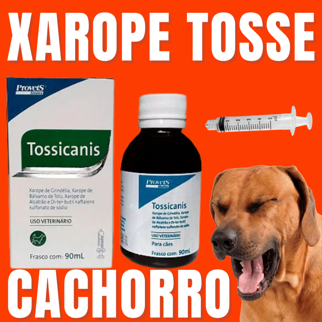 Tossicanis Xarope Para Tosse Cães 90ml | Shopee Brasil