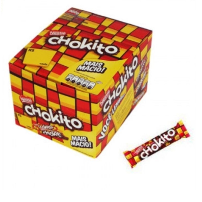 ちょっこ CHOCOLATE BARRA CHOKITO NESTLE CX 30 UNID/32 GR | Shopee Brasil