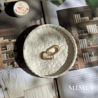 Bandeja de Cimento Para Decoração Organização Impermeabilizada Porta Jóia Casa Minimalista Artesanal