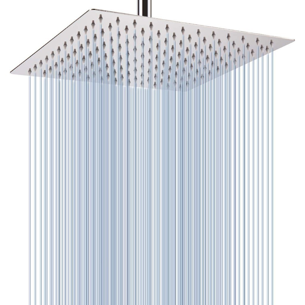 30 X 30 CM Ducha chuveiro inox quadrado 30x30 cm Com braco