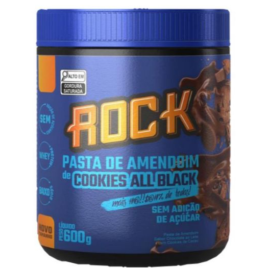 Pasta de Amendoim 600g - ROCK PEANUT - COOKIES ALL BLACK - Melhor pasta ...