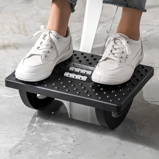 Apoio para os Pés Ergonômico Inclinável Antiderrapante