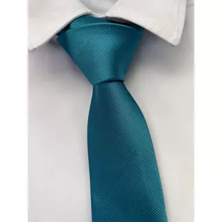 Gravata Semi Slim Azul Turquesa