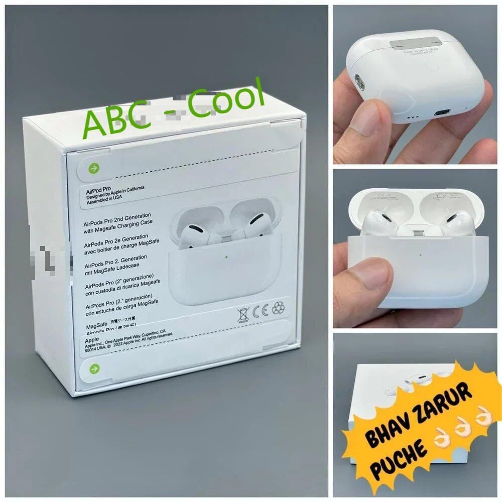 2024 Novo Pro2 Suporte Ios 17 E Airoha Chip Premium Fones de ouvido 5.2 Bluetooth sem fio Suporta IOS e Android