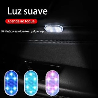 Luzes De Toque LED Para Carro Luz Ambiente Interior Do De Teto Automático Lâmpadas De Leitura Sem Fio Carregamento USB