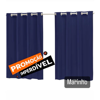 Cortina Blackout PVC 2,20 larg X 1,40 alt bloqueia 100% a Luz indicado para Quarto , sala , Cozinha e escritório blecaute decoração para varão de 1,50 metros