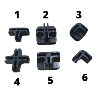 Conector, Conectivo de tela aramada, para 4mm, Vários modelos de conectivos - 10 conectivos