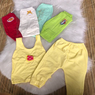 KIT 5 Conjuntos Mijao Camiseta e Calça Tamanho Rn Bebe
