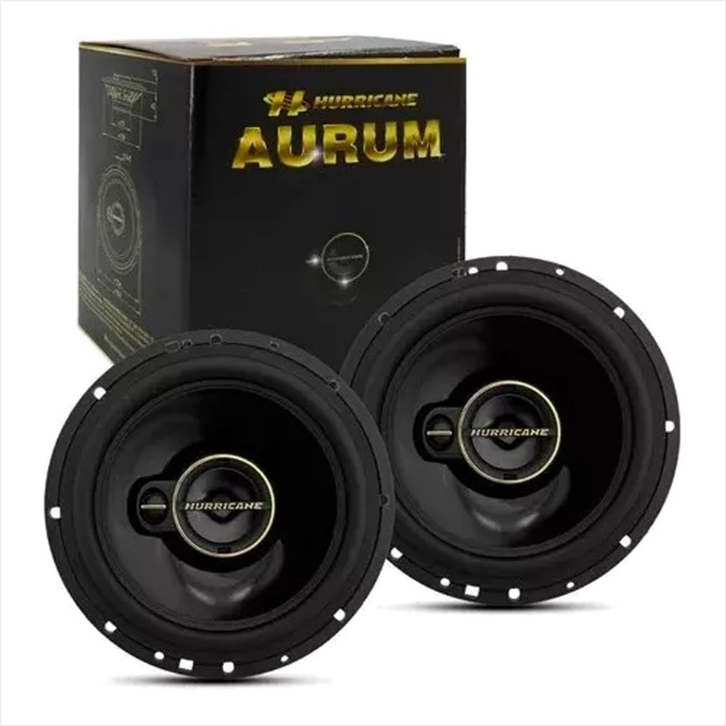 Alto Falante Porta 6 Polegadas Forte Hurricane Dourado | Shopee Brasil