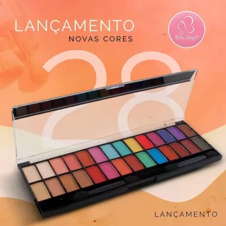 Paleta De Sombra Colorida Com 28 Cores - Belle Angel