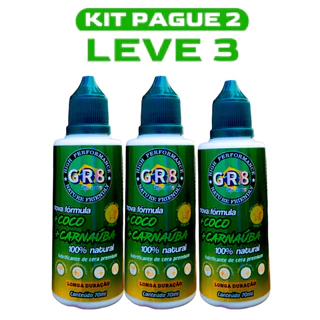 LEVE 3 PAGUE 2 Lubrificante seco Gr8lub Corrente Cera bicicleta bike Gr8 Gr8sports 70ml 3un