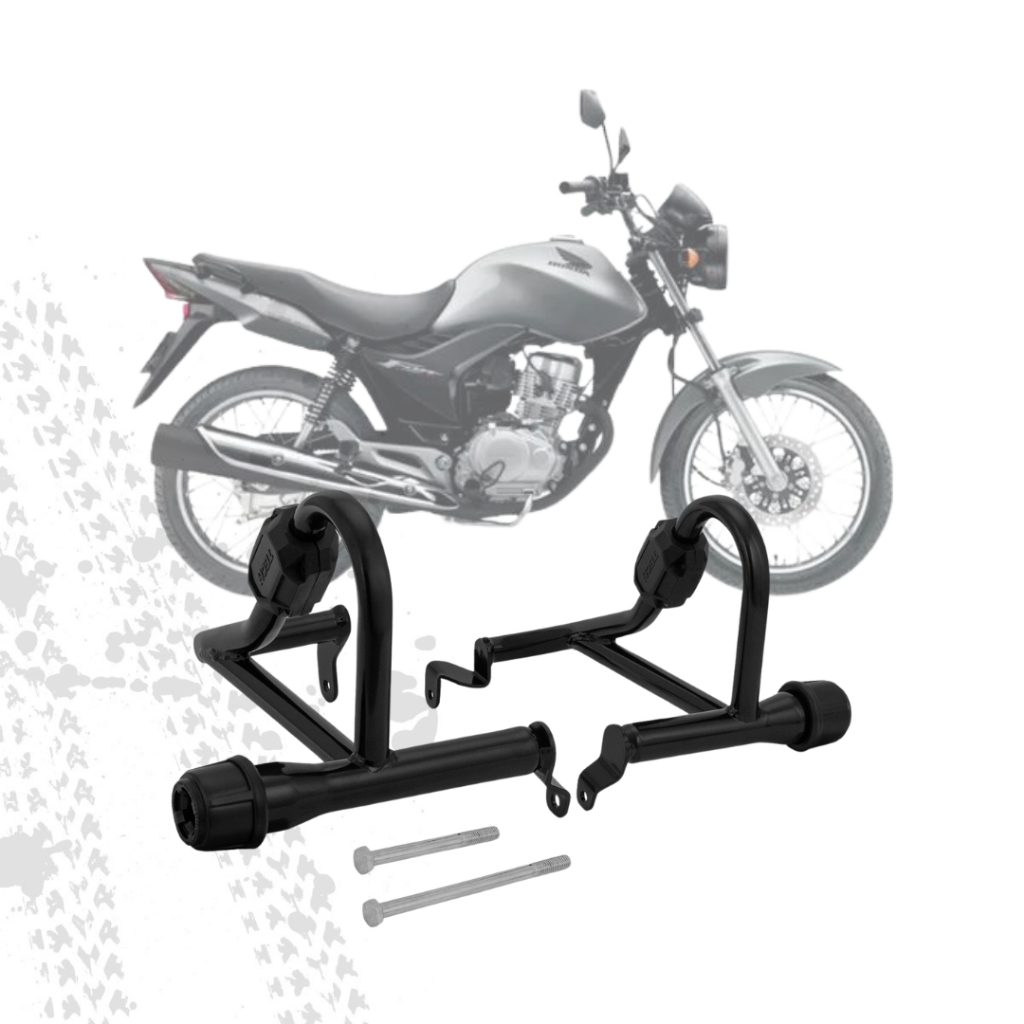 Protetor De Motor Mata Cachorro Stunt Cg Fan e Titan 125 e 150 Para 2009 a 2017