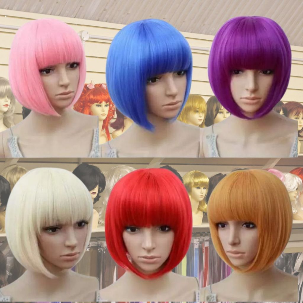 Peruca Curta Sintético Festa Carnaval Fantasias Cosplay Eventos