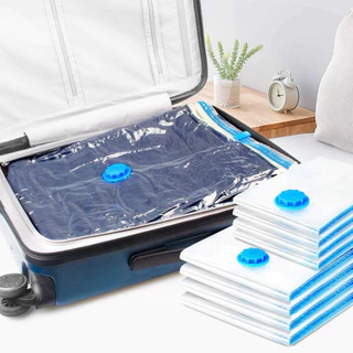 Saco a Vácuo Grande para Edredons e Cobertores 70x110 com Válvula de Sucção Kits com e sem Bomba