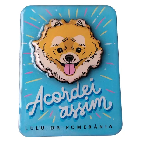 Ímã de Geladeira MDF Duplo Epóxi Linha Pet Raça de Cachorro e Gato
