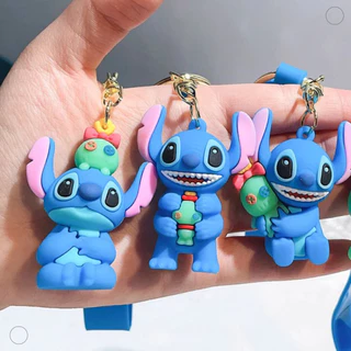 Chaveiro Emborrachado Stitch Filme Lilo e Sititch Disne Colecionavel Bolsa Mochila Chave alice bijou