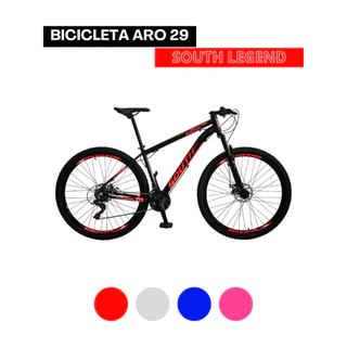 Bicicleta Aro 29 South Legend 2024 - Mountain Bike 21v Tamanho 15/17/19