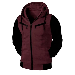 Blusa de Frio Moletom Bolso Ziper Masculino Feminino com Capuz