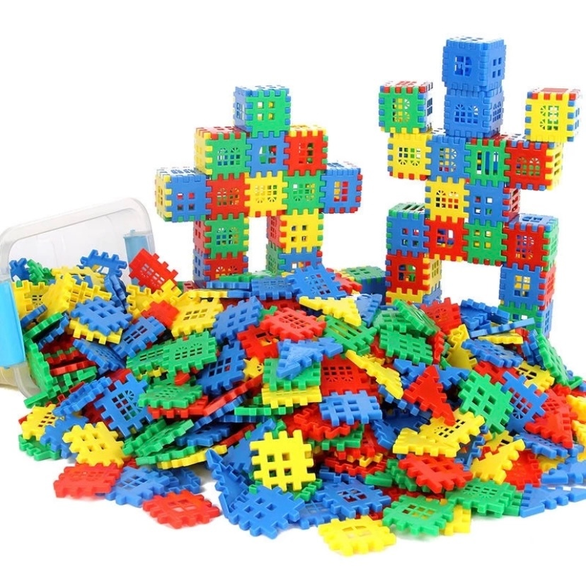 COMBO PACOTE COM 160 BRINQUEDOS DE MONTAR CASINHAS BLOCOS COLORIDOS ...