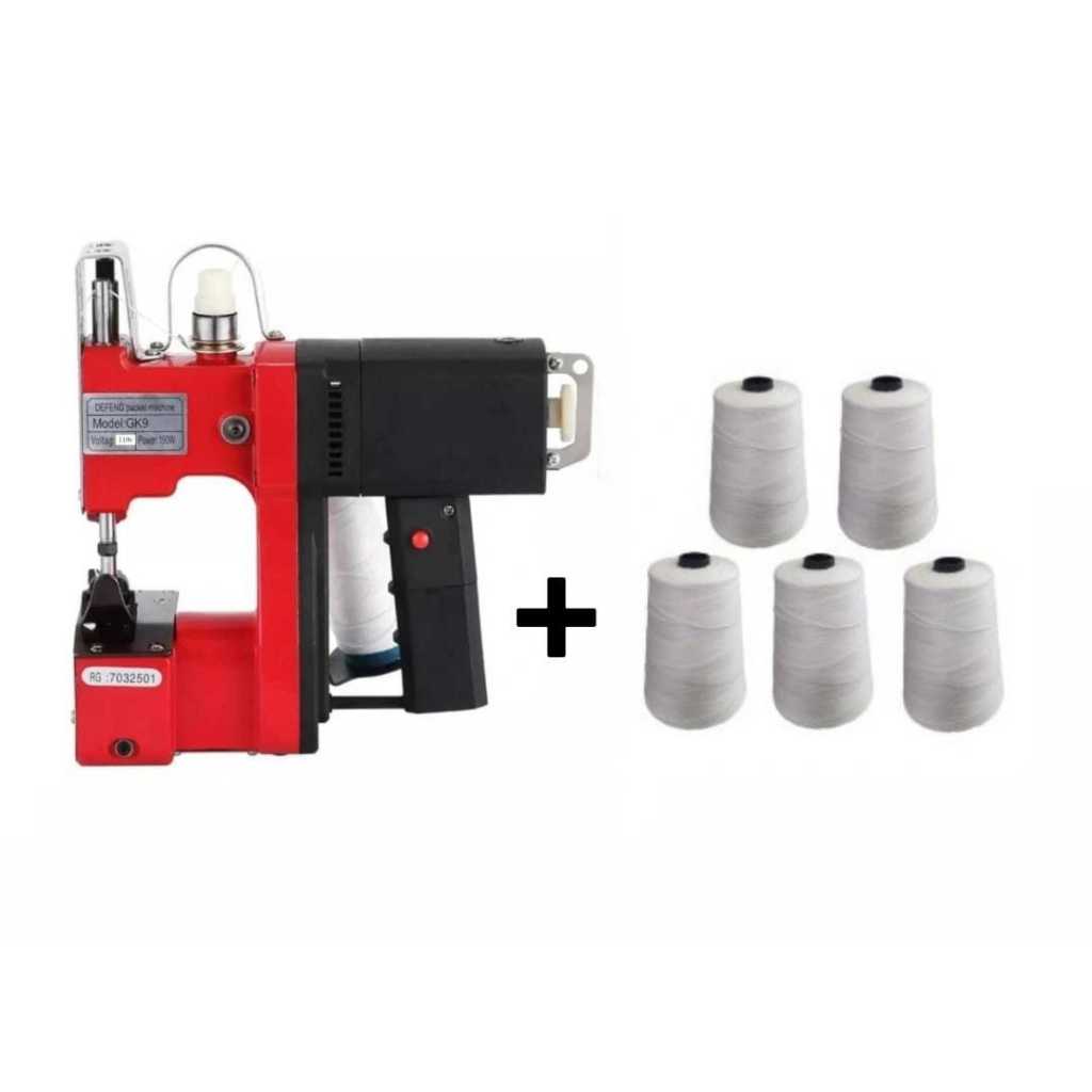 Máquina De Costura Industrial Fechadeira TN-GK9 Tec Nova 110v + 5 Tubos de Linha Fio