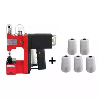 Máquina De Costura Industrial Fechadeira TN-GK9 Tec Nova 220v + 5 Tubos de Linha Fio