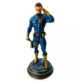 Boneco Ciclope X Men Resina Premium Action Figure Estátua Colecionável 23cm