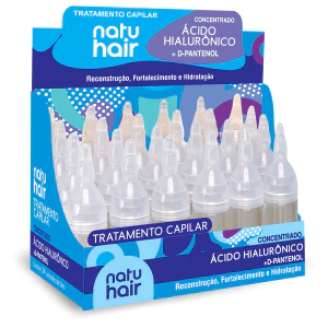 Ampola de Tratamento Capilar Concentrado Ácido Hialurônico + D-Pantenol 10ML - (6 UN)
