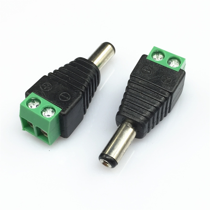 Conector Plug P4 Macho Bone Alimentação Camera Cftv Segurança Fita Led ...