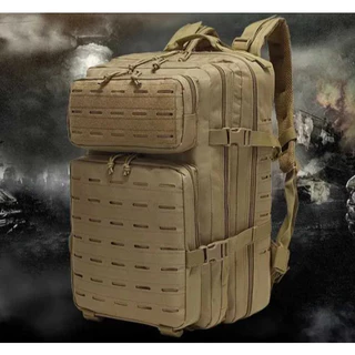 Corte a laser 50l mochila caminhadas montanhismo sobrevivência mochila viagem ao ar livre fitness moore mochila tática