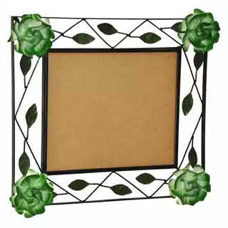 Moldura Para Espelho De Ferro Flor Rústica Oferta