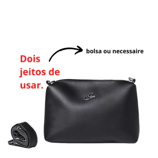 Bolsa Feminina Transversal Lateral Alça Com Regulagem Tira-colo