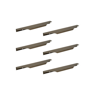 6 Puxadores De Penteadeira Guarda Roupa  Porta Armário Olimpia 128mm