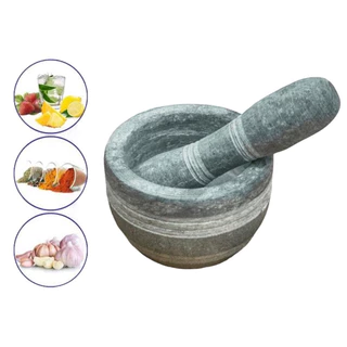 Pilão Almofariz Super Resistente Em Pedra Sabão