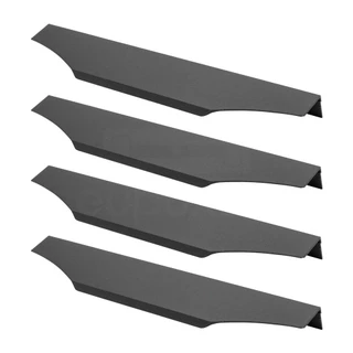 4 Puxadores Gaveta Móvel Porta Guarda Roupa Slim Aço Olimpia C/ Parafusos 128mm