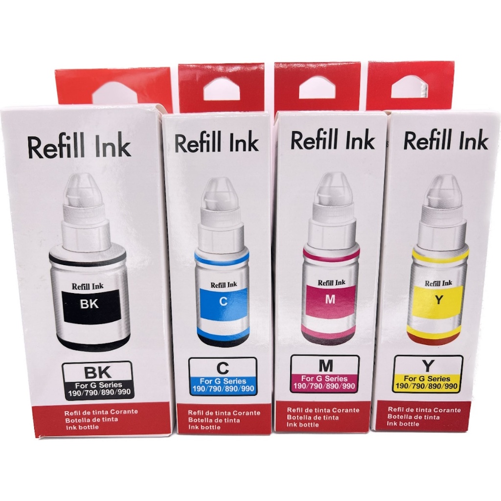 Kit 4 Tintas Compativel Canon G3110 G3111 G4111 Gl-190