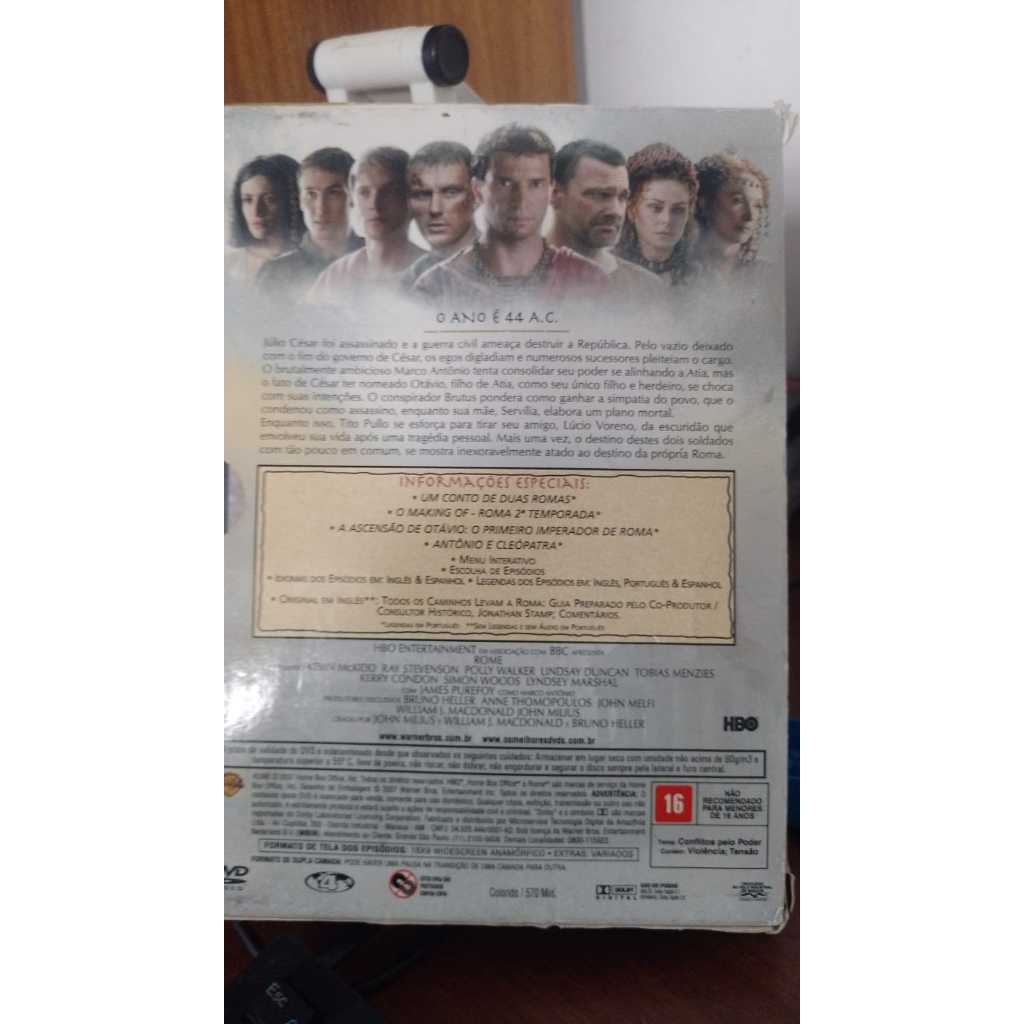 DVD ROMA segunda temporada completa 5 discos k33 | Shopee Brasil