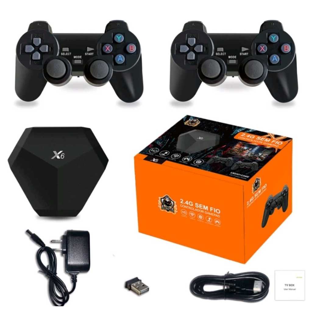 Console Mini Vídeo Game x6 Stick Jogos Antigos Retrô Hd Minigame