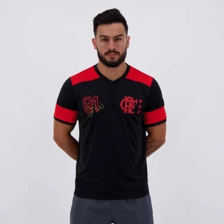 CAMISA FLAMENGO ZICO BRAZILINE ORIGINAL MODELO RETRÔ 1981 ENVIO IMEDIATO