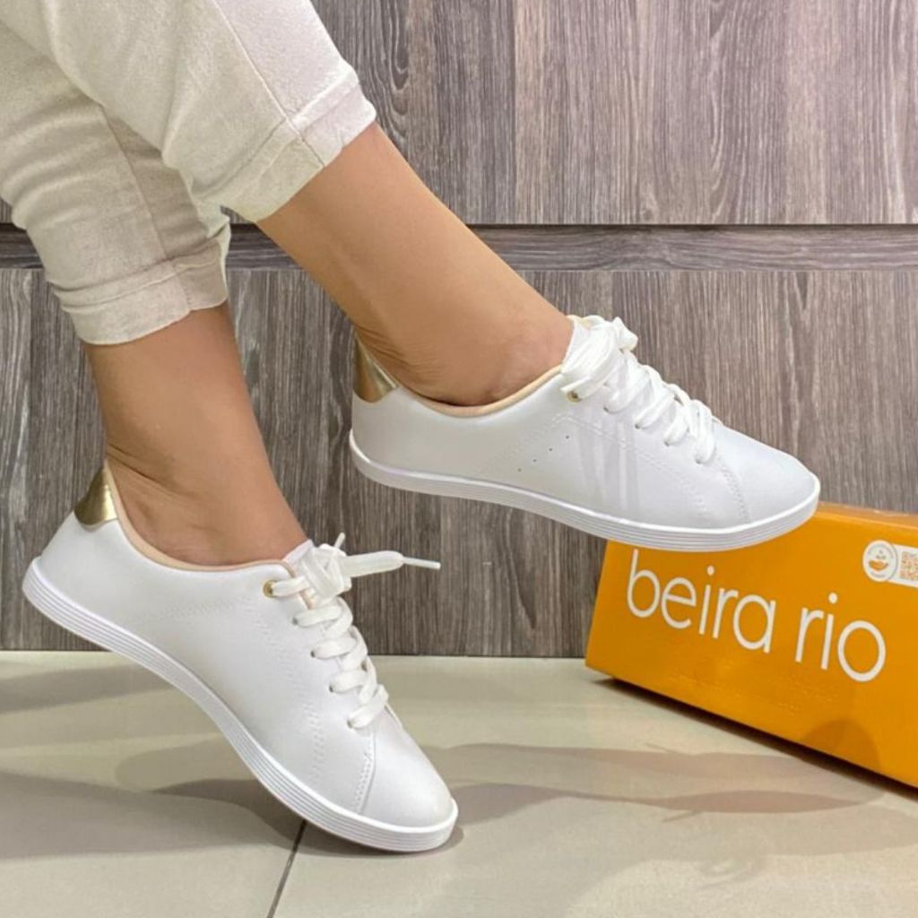 Tênis Branco Tenis Solado Alto Beira Rio Beira Rio Tenis Solado