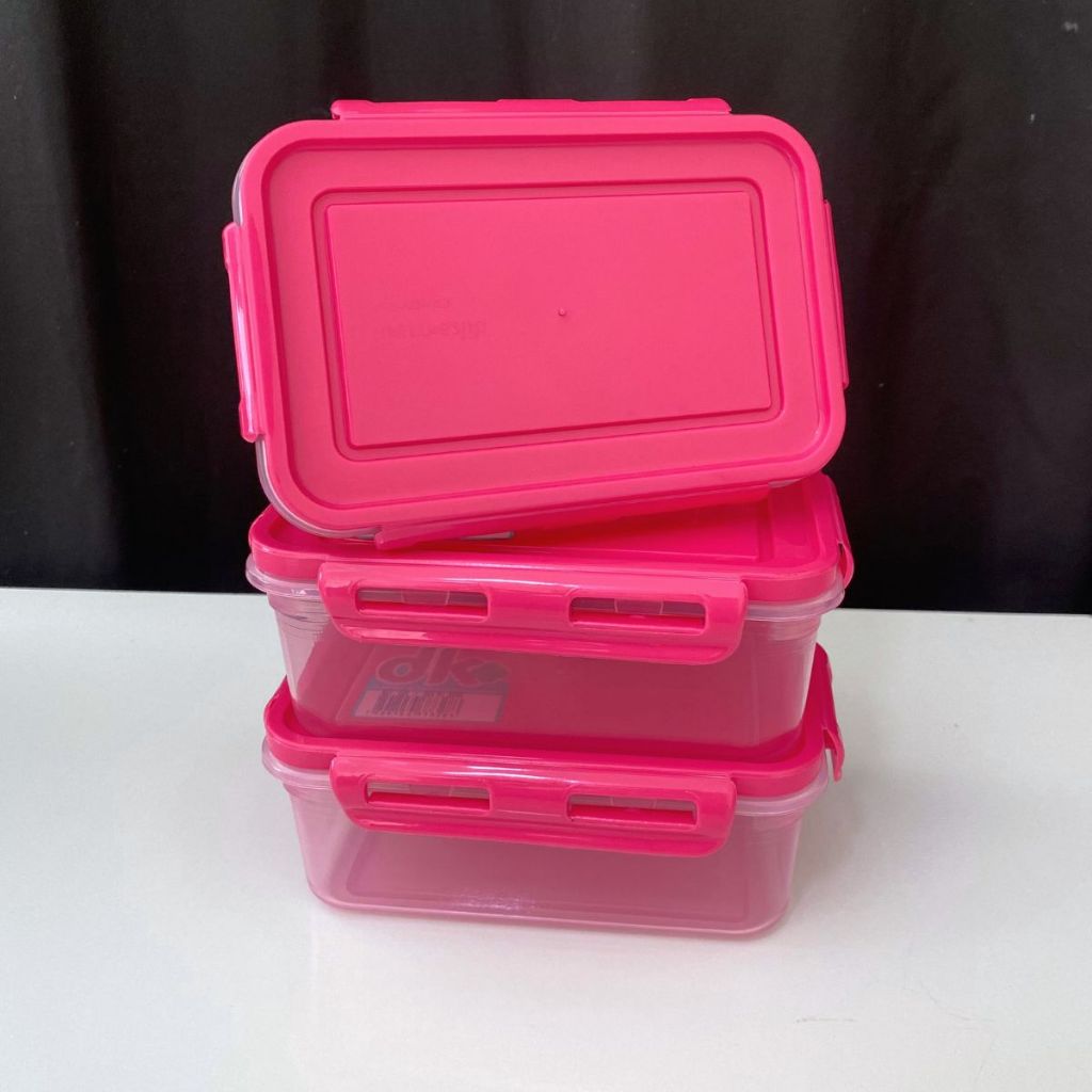 Container Rosa com Trava de 500ml | Shopee Brasil