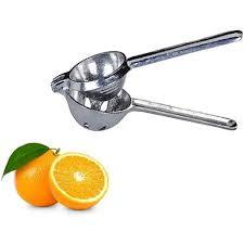 Espremedor Laranja E Limão Frutas Suco Em Alumínio Manual 8C