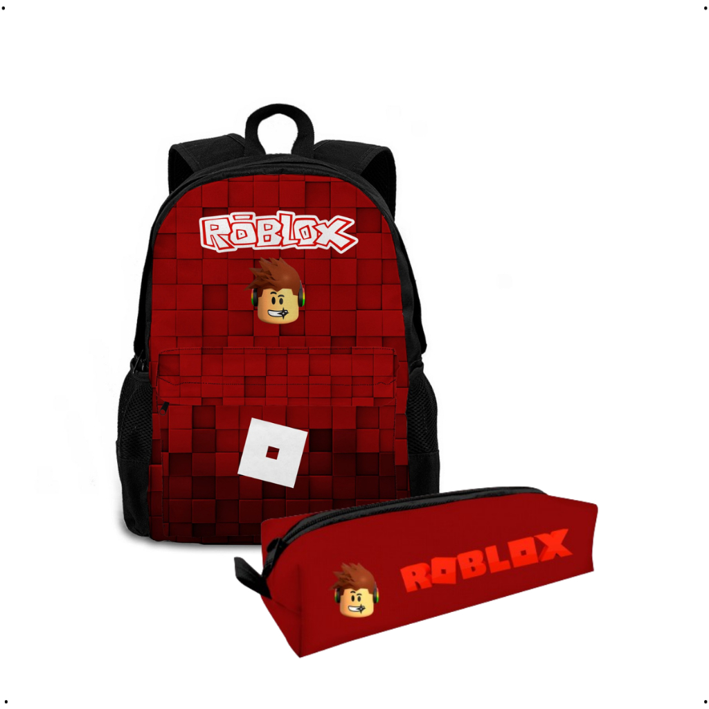 Kit Mochila Escolar Fortnite Battle Royale Estojo Porta Lápis