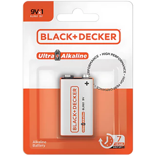 Bateria High Ultra Alkaline 9v - Black And Decker