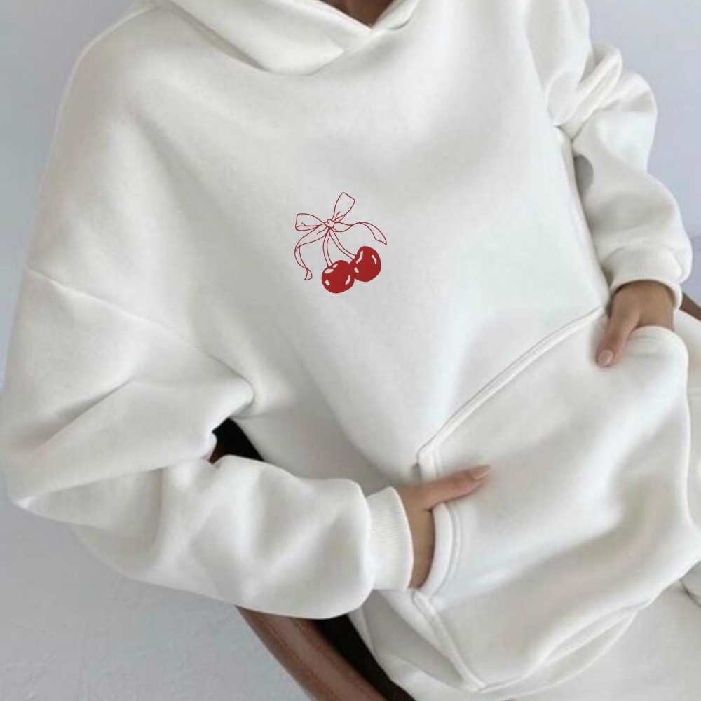 Blusa De Frio Canguru Com Capuz Moletom Feminino Larguinho