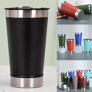 Copo Térmico 473ML Para Cerveja Café Chá Refrigerante Quente Frio Com Tampa e Abridor Fuh Store