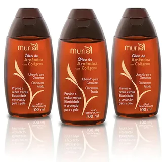 Kit 3 Óleos de Amêndoa Muriel 100 ML