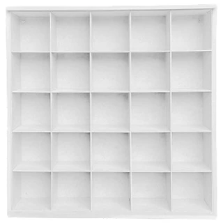 Expositor Para 25 Nichos Branco E Com Tampa 12x12x10cm em Oferta na Shopee